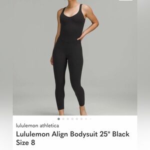 lululemon athletica Align Bodysuit and Leggings Set - Black